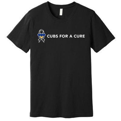 Cubs For A Cure Premium T-Shirt