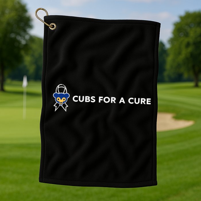 Cubs For A Cure Golf Towel