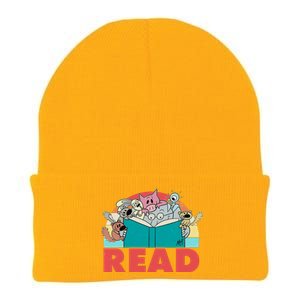 Cute Funny Animals Read Reading Book Lover Fan Knit Cap Winter Beanie