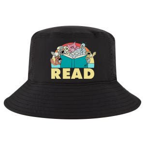 Cute Funny Animals Read Reading Book Lover Fan Cool Comfort Performance Bucket Hat