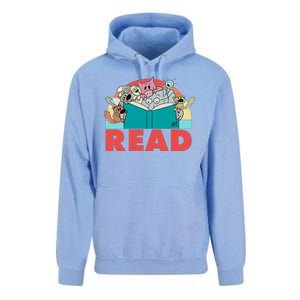 Cute Funny Animals Read Reading Book Lover Fan Unisex Surf Hoodie