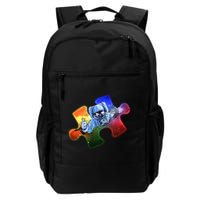 Cool Funny Autism Awareness Galaxy Puzzle Piece Astronaut Backpack