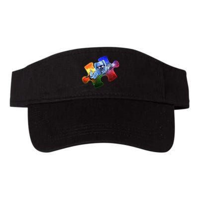 Cool Funny Autism Awareness Galaxy Puzzle Piece Astronaut Visor