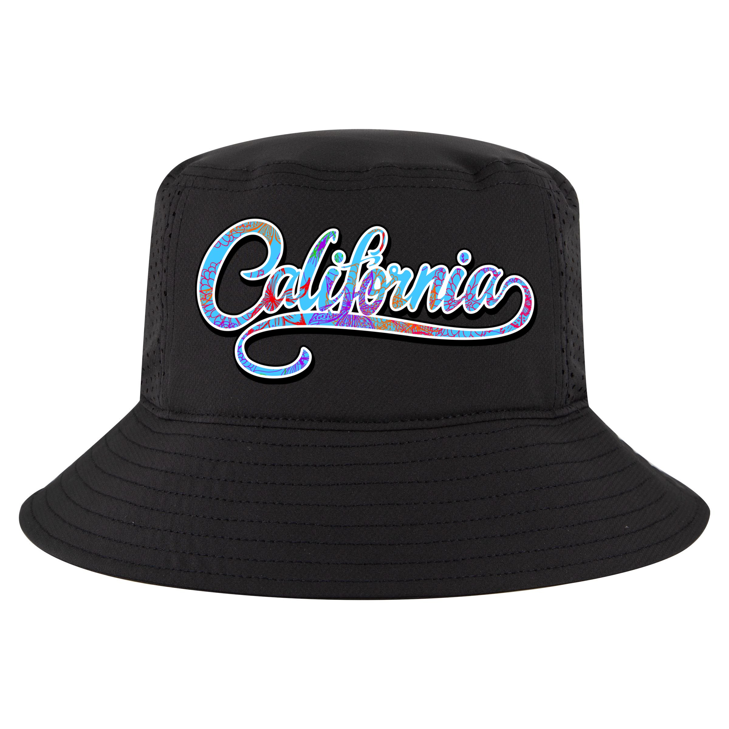 California Flower And Palm Cool Comfort Performance Bucket Hat