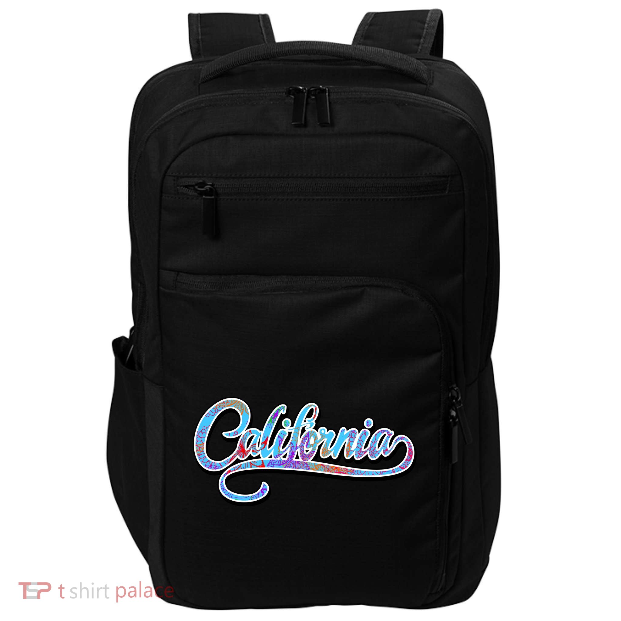 California Flower And Palm Impact Tech Backpack