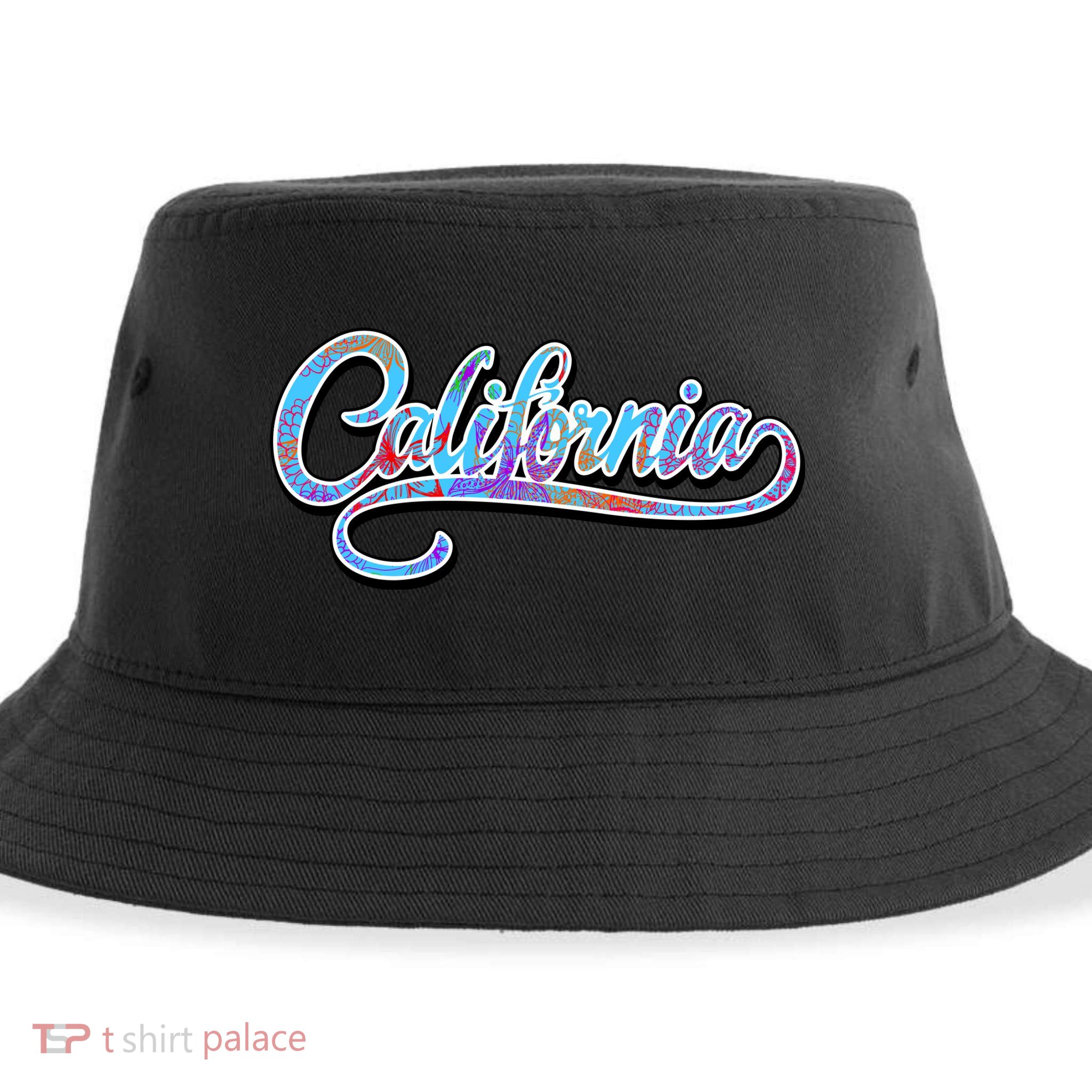 California Flower And Palm Sustainable Bucket Hat