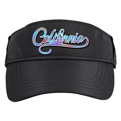 California Flower And Palm Adult Drive Performance Visor