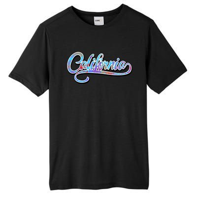 California Flower And Palm Tall Fusion ChromaSoft Performance T-Shirt