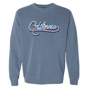 California Flower And Palm Garment-Dyed Sweatshirt