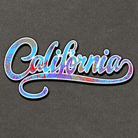 California Flower And Palm Cotton Canvas Backpack