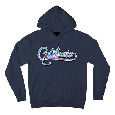 California Flower And Palm Hoodie