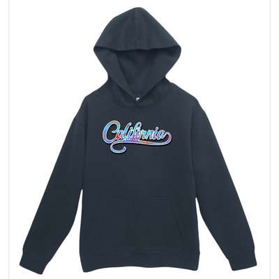 California Flower And Palm Urban Pullover Hoodie