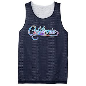 California Flower And Palm Mesh Reversible Basketball Jersey Tank