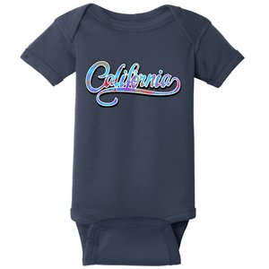 California Flower And Palm Baby Bodysuit