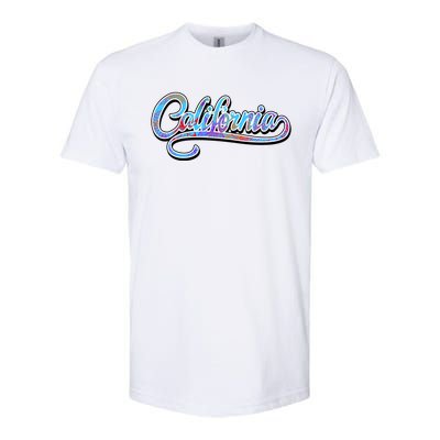 California Flower And Palm Softstyle CVC T-Shirt