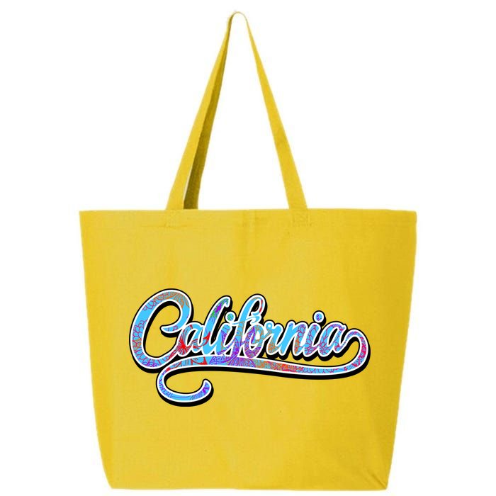 California Flower And Palm 25L Jumbo Tote