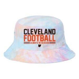 Cleveland Football Always In Season Tie Dye Newport Bucket Hat