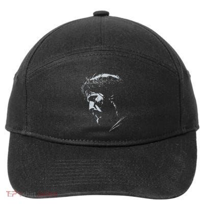 Christ Followers And Worship Leaders Jesus Vintage 90s Graphic  Small Black 7-Panel Snapback Hat