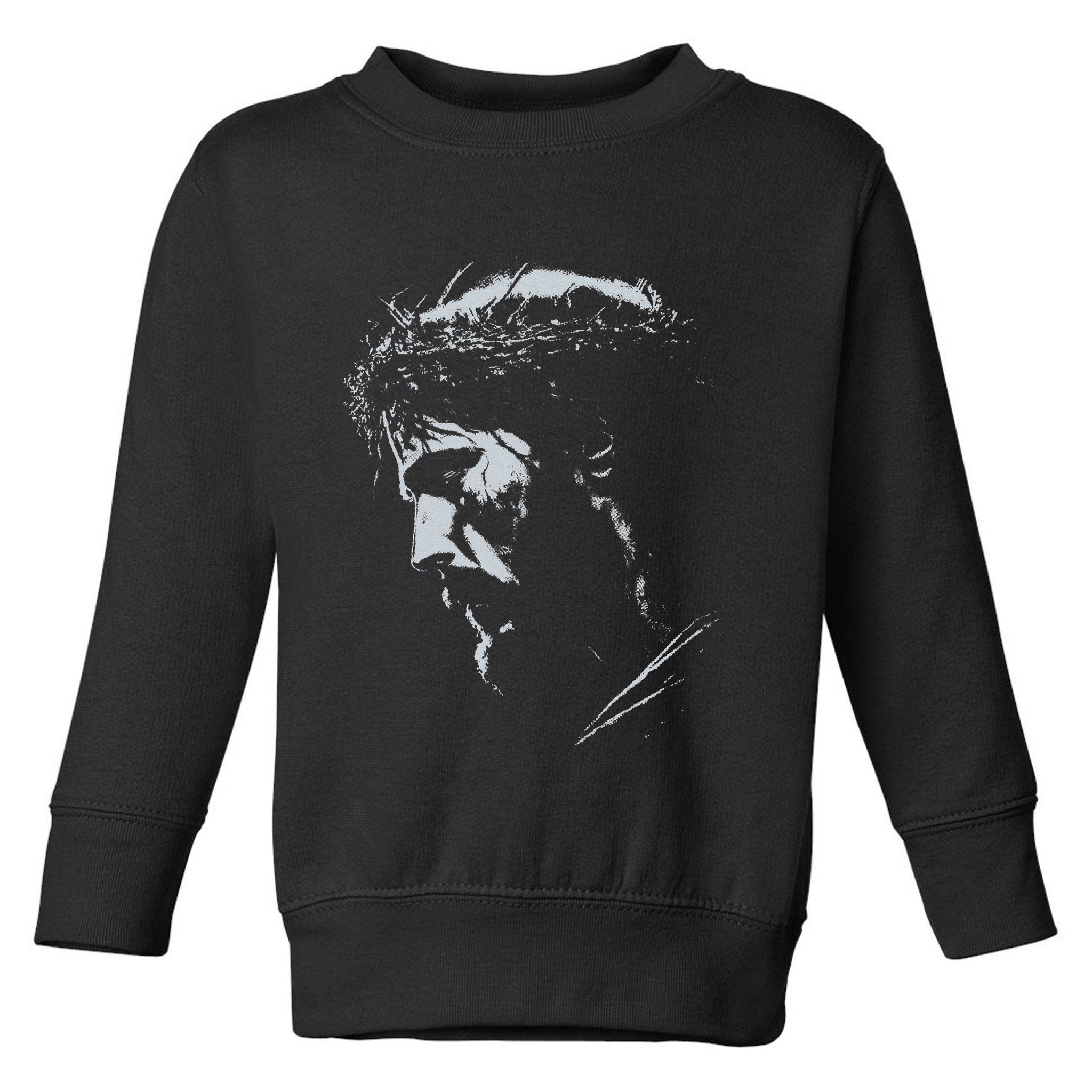 Christ Followers And Worship Leaders Jesus Vintage 90s Graphic  Small Black Toddler Sweatshirt