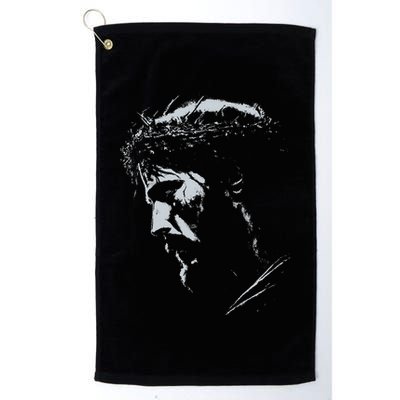 Christ Followers And Worship Leaders Jesus Vintage 90s Graphic  Small Black Golf Towel
