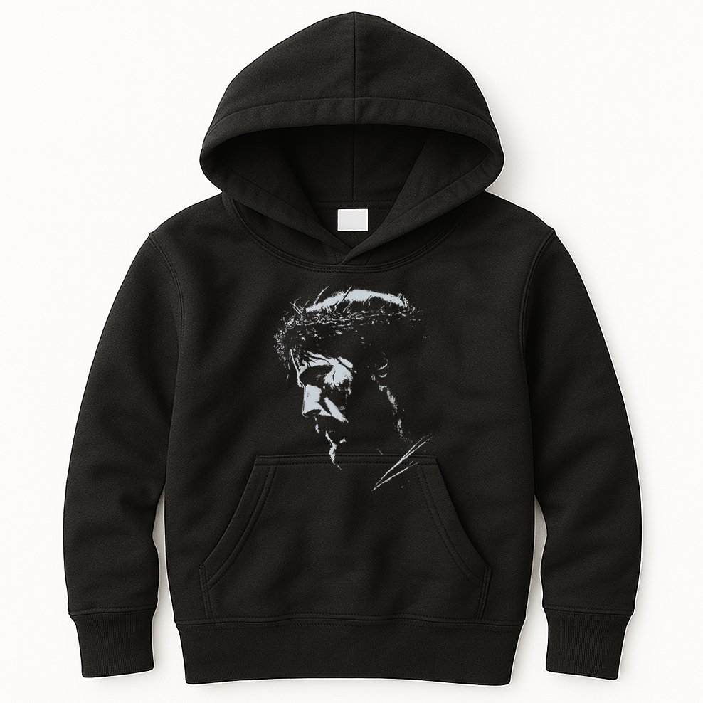Christ Followers And Worship Leaders Jesus Vintage 90s Graphic  Small Black Kids Hoodie