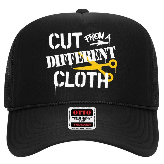 Cut From A Different Cloth Urban Hip Hop High Crown Mesh Back Trucker Hat