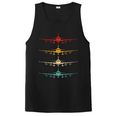 Colorful Flying Airplanes Airline Pilot Airplane Aircraft PosiCharge Competitor Tank