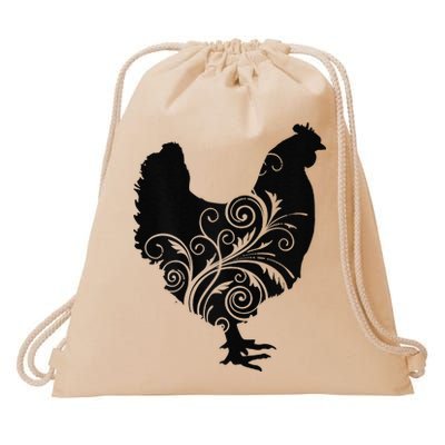 Chicken Farm Animal Poultry Farmer Gift Drawstring Bag