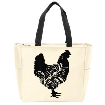 Chicken Farm Animal Poultry Farmer Gift Zip Tote Bag