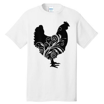 Chicken Farm Animal Poultry Farmer Gift Tall T-Shirt