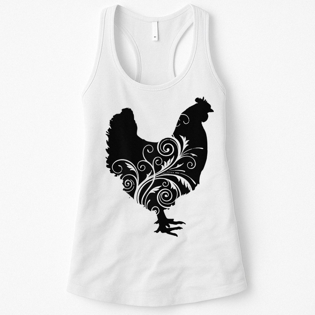 Chicken Farm Animal Poultry Farmer Gift Womens Tank Top