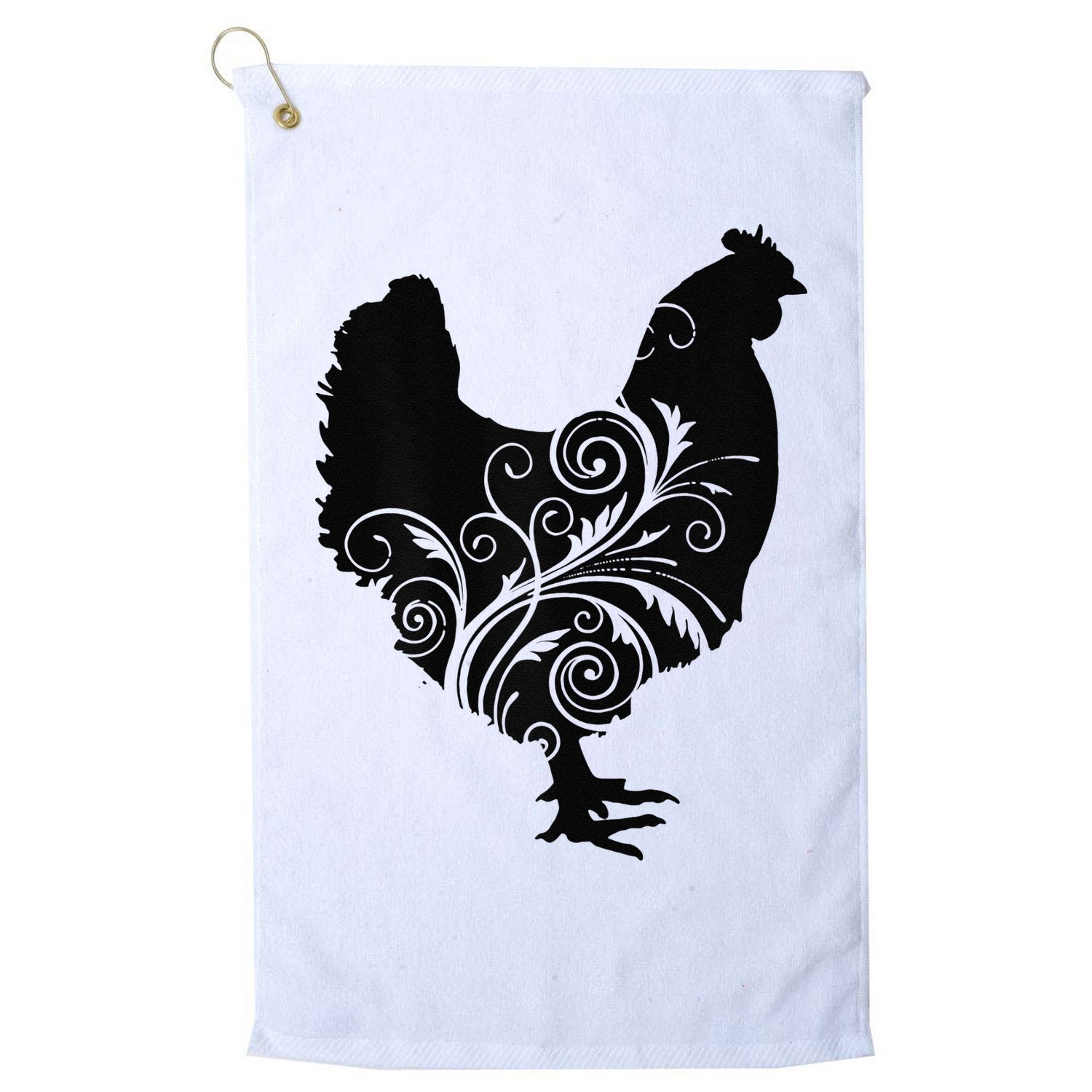 Chicken Farm Animal Poultry Farmer Gift Golf Towel
