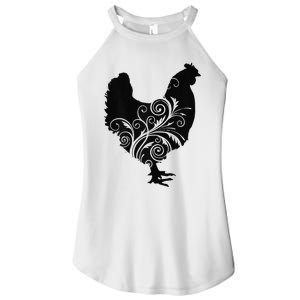 Chicken Farm Animal Poultry Farmer Gift Women’s Perfect Tri Rocker Tank