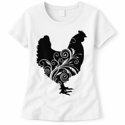 Chicken Farm Animal Poultry Farmer Gift Womens T-Shirt