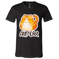 Clementine Fluffkins Anti Diet V-Neck T-Shirt