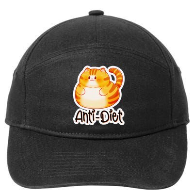 Clementine Fluffkins Anti Diet 7-Panel Snapback Hat