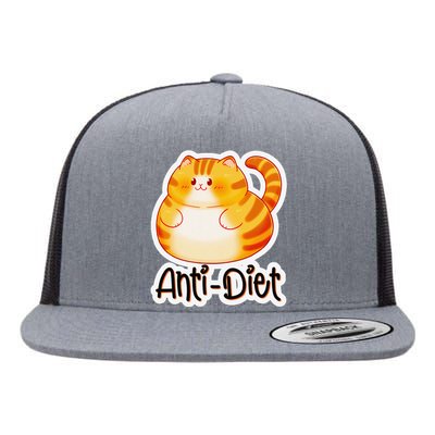 Clementine Fluffkins Anti Diet Flat Bill Trucker Hat