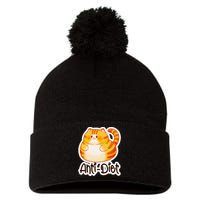 Clementine Fluffkins Anti Diet Pom Pom 12in Knit Beanie