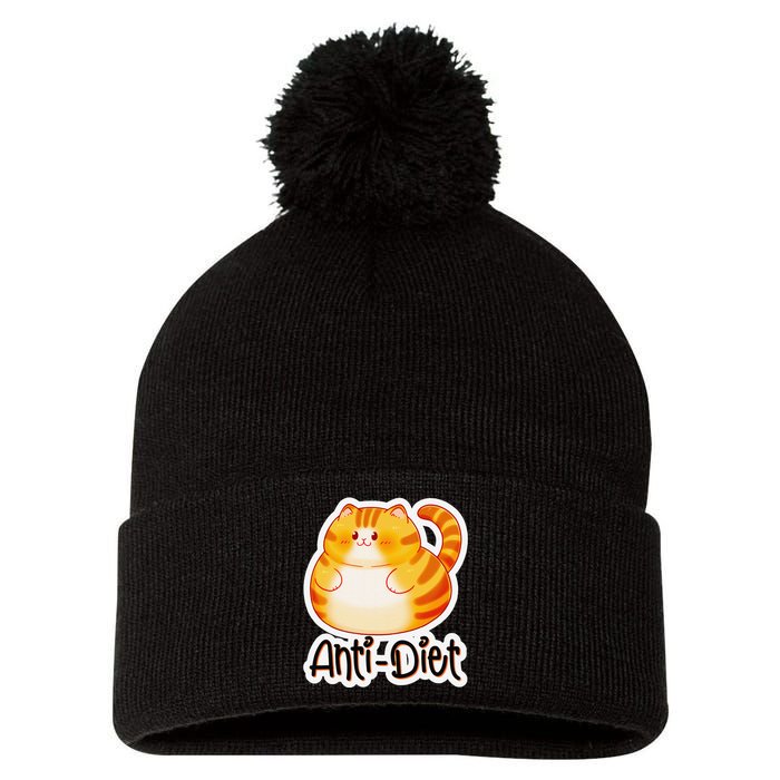 Clementine Fluffkins Anti Diet Pom Pom 12in Knit Beanie