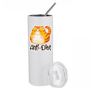 Clementine Fluffkins Anti Diet Stainless Steel Tumbler