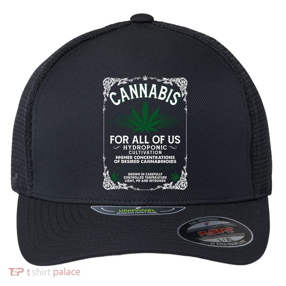 Cannabis For All Of Us Flexfit Unipanel Trucker Cap