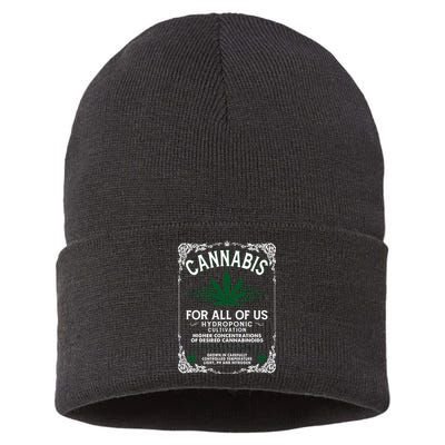 Cannabis For All Of Us Sustainable Knit Beanie