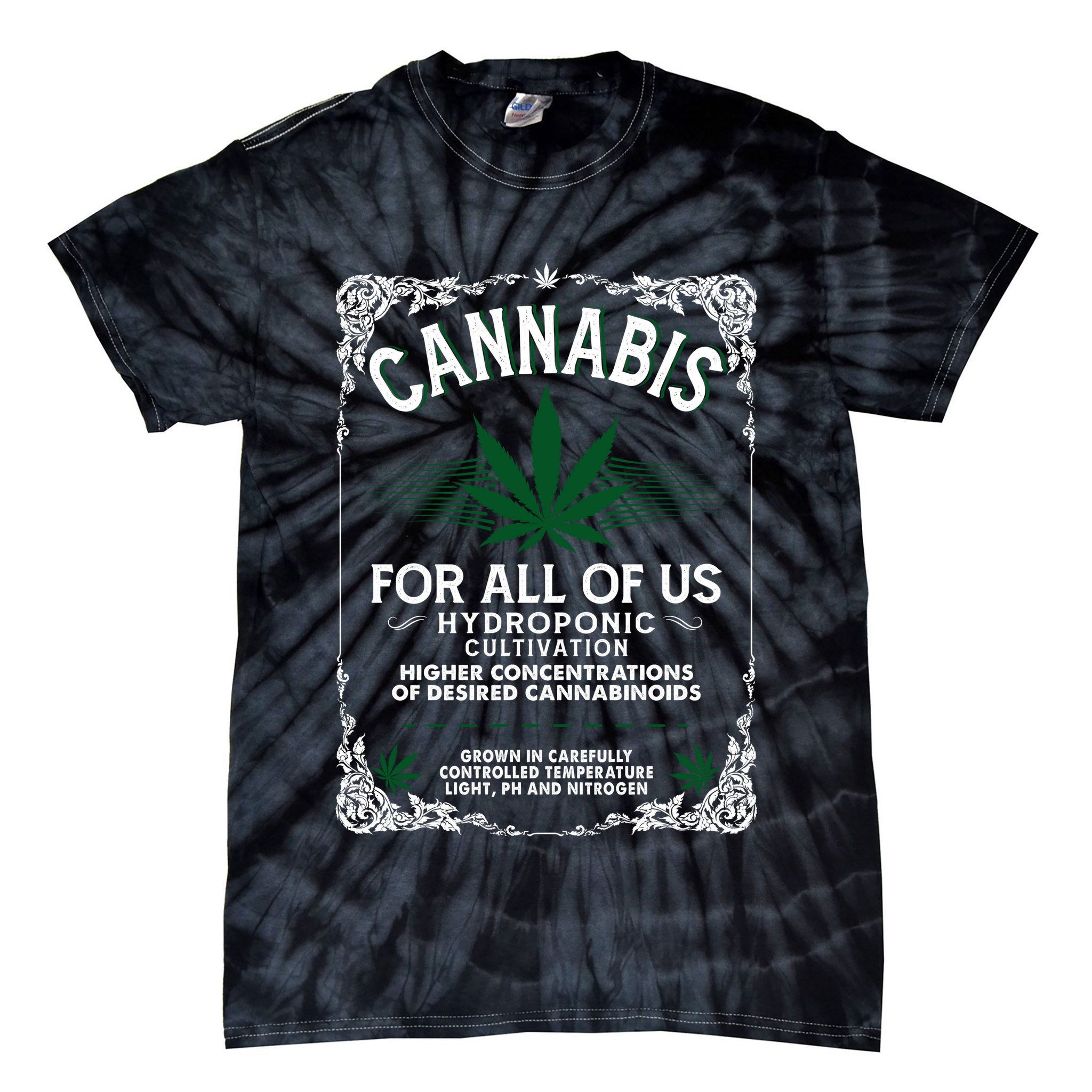 Cannabis For All Of Us Tie-Dye T-Shirt