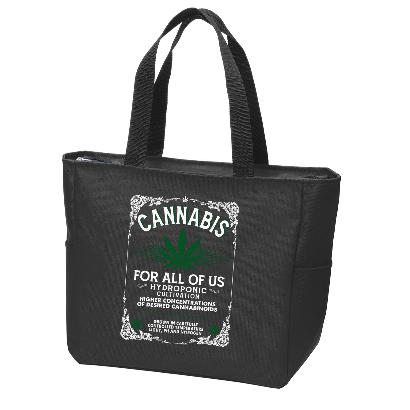 Cannabis For All Of Us Zip Tote Bag