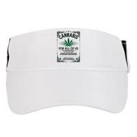 Cannabis For All Of Us Adult Drive Performance Visor