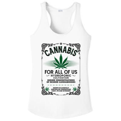 Cannabis For All Of Us Ladies PosiCharge Competitor Racerback Tank