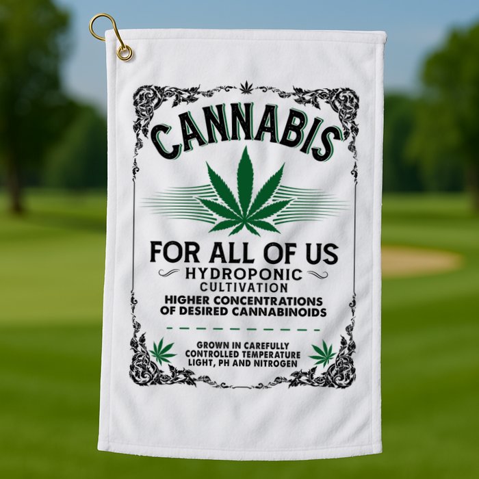 Cannabis For All Of Us Golf Towel