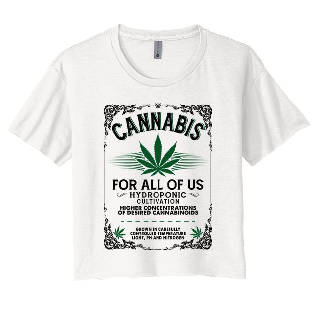 Cannabis For All Of Us Crop Top