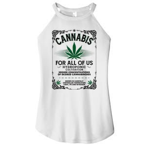 Cannabis For All Of Us Women’s Perfect Tri Rocker Tank