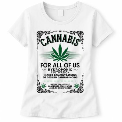 Cannabis For All Of Us Womens T-Shirt